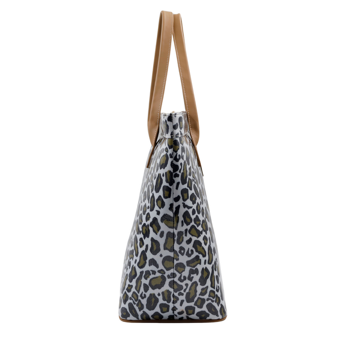 Classic Tote - Leopard Khaki
