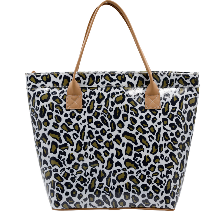 Classic Tote - Leopard Khaki