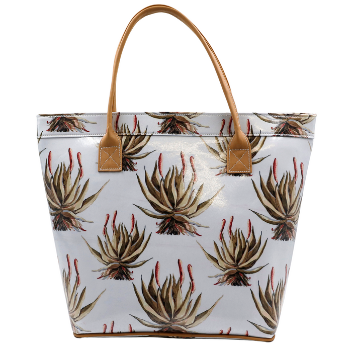 Classic Tote - White Aloe