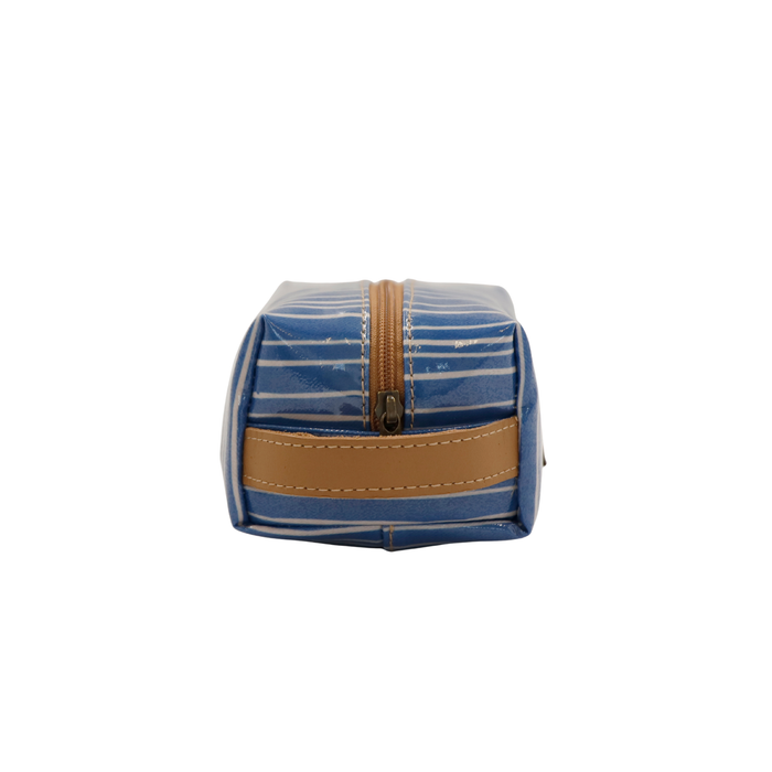 Cosmetic Bag - Stripe Blue