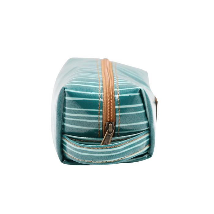 Cosmetic Bag - Stripe Green