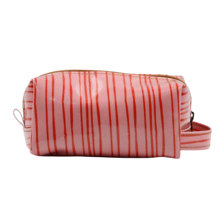 Cosmetic Bag - Stripe Pink