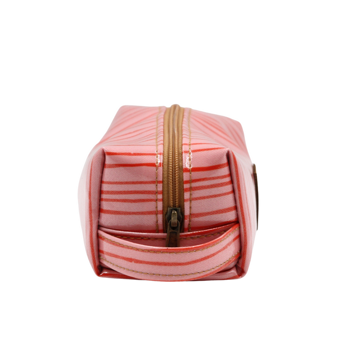 Cosmetic Bag - Stripe Pink