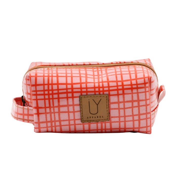 Cosmetic Bag - Weave Pink