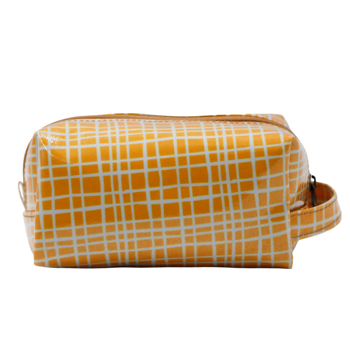 Cosmetic Bag - Weave Yellow