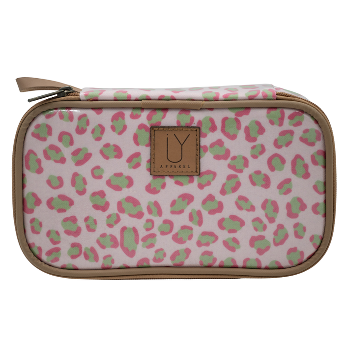 Cosmetic Pod - Leopard Pink