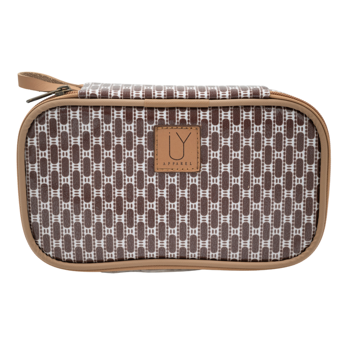 Cosmetic Pod - African Tweed Brown