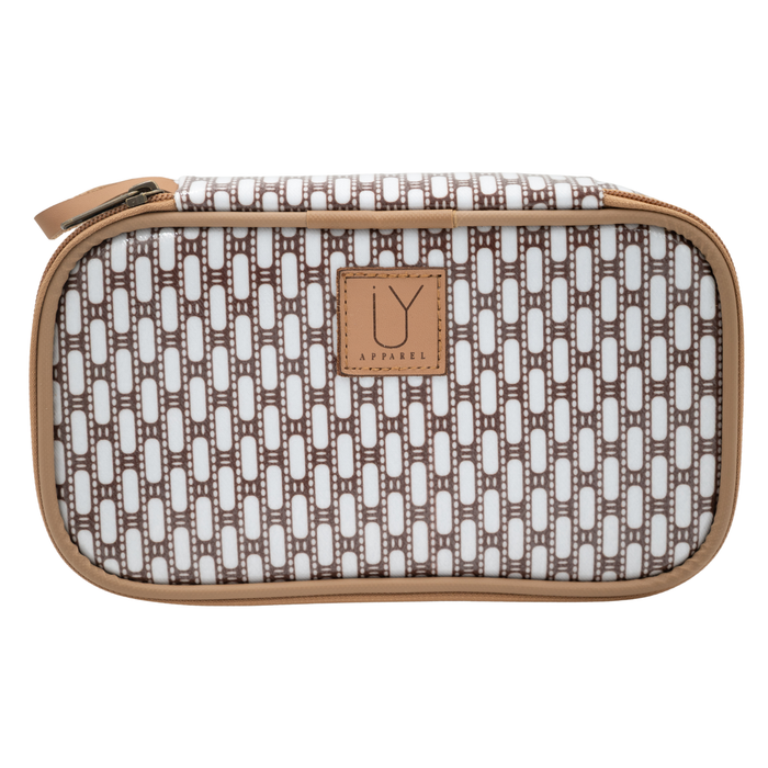 Cosmetic Pod - African Tweed White