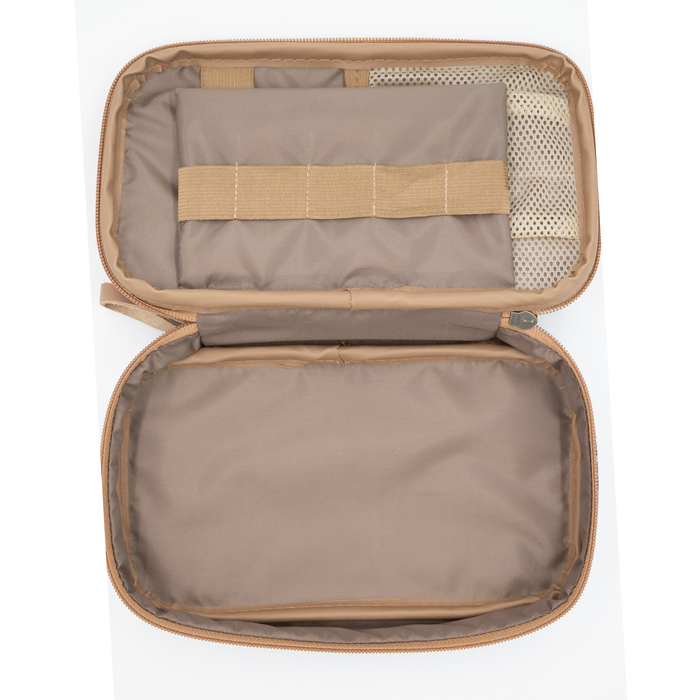 Cosmetic Pod - African Tweed Navy