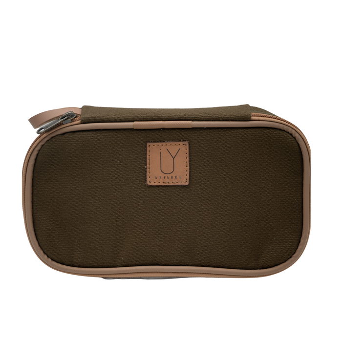 Cosmetic Pod - Khaki Canvas