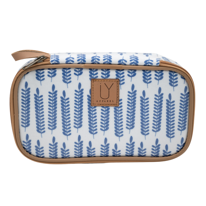 Cosmetic Pod - Leaves Blue