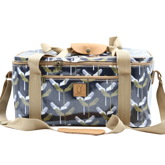 Courtney Cooler - Banana Leaf Midnight Green