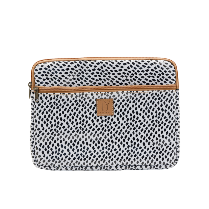iPad Sleeve - Spot Black on White