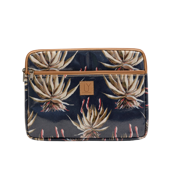 iPad Sleeve - Navy Aloe