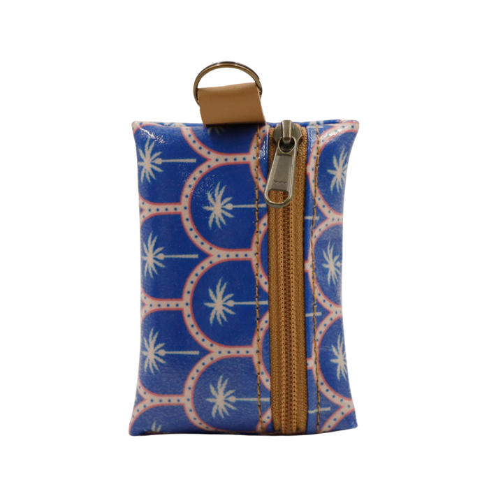 Keyring Pouch - Palm Blue