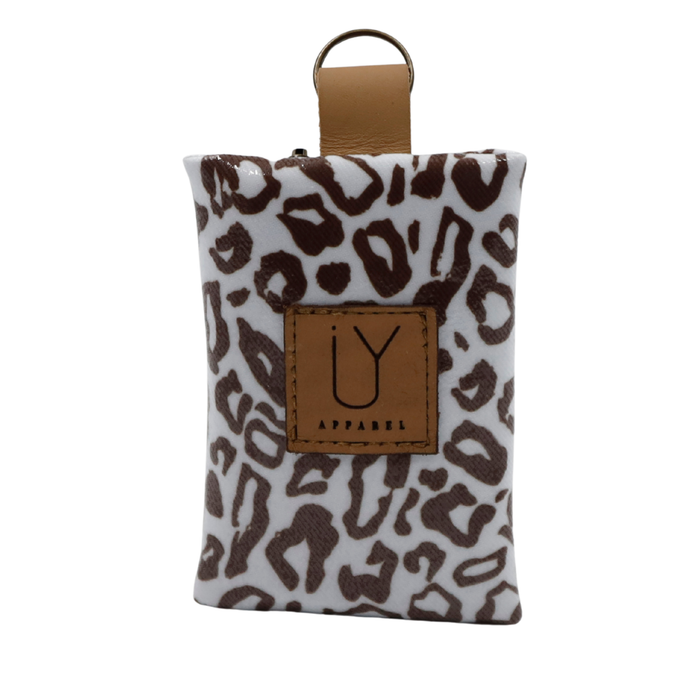 Keyring Pouch - African Footprint Brown
