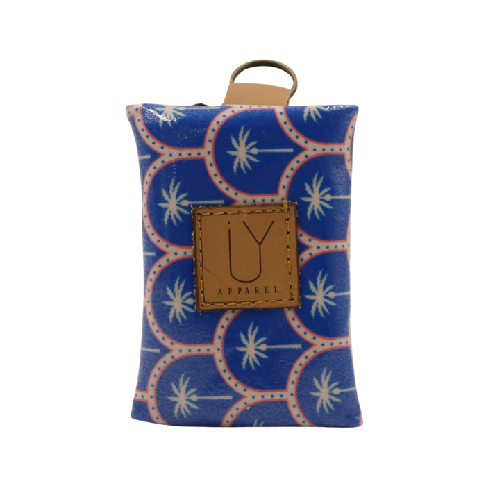 Keyring Pouch - Palm Blue