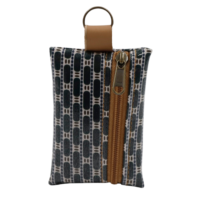 Keyring Pouch - African Tweed Navy