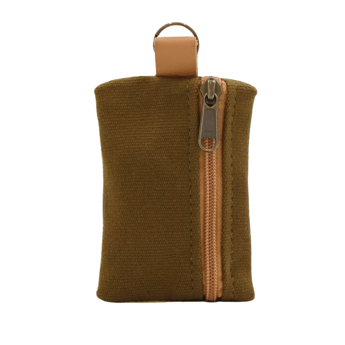 Keyring Pouch - Khaki Canvas