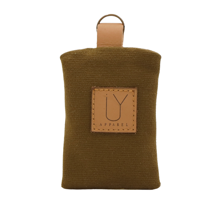 Keyring Pouch - Khaki Canvas