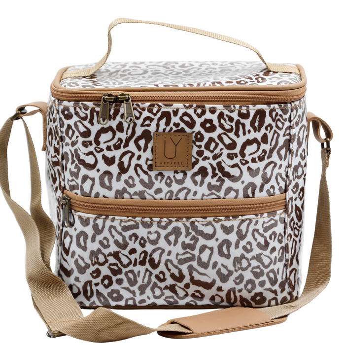 Lunch Cooler - African Footprint Brown