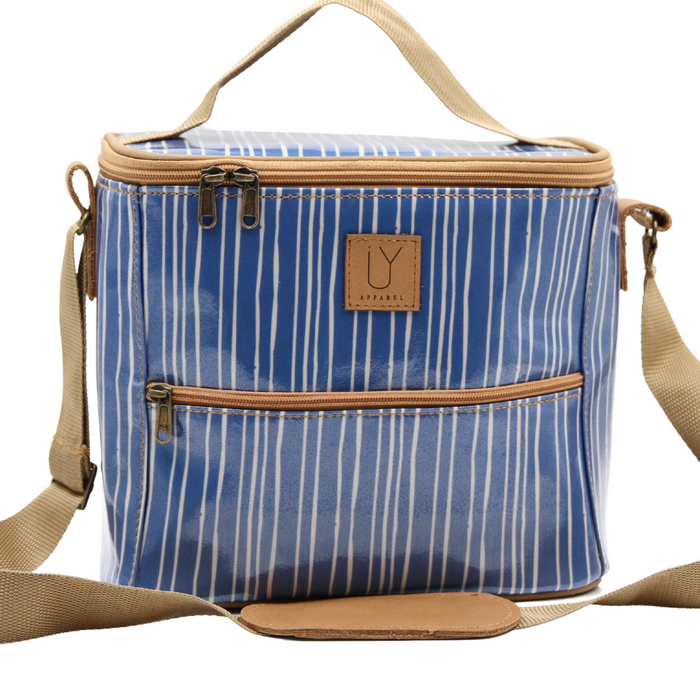 Lunch Cooler - Stripe Blue
