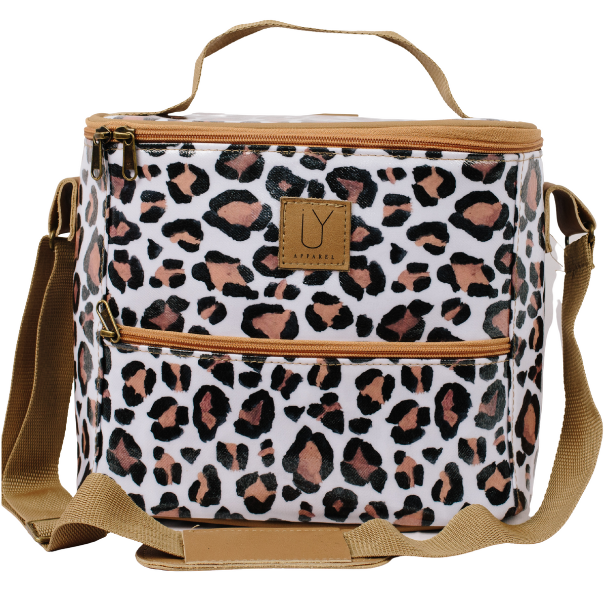 Lunch Cooler - Leopard Sand — IY Apparel