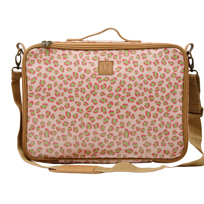 Laptop Bag - Leopard Pink