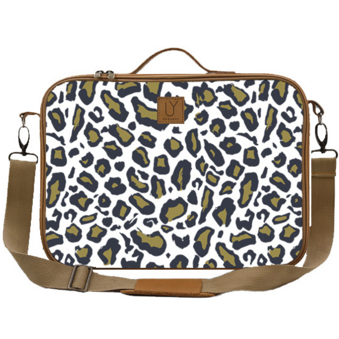 Laptop Bag - Leopard Khaki