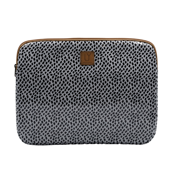 Laptop Sleeve Medium - Scatter Black on White