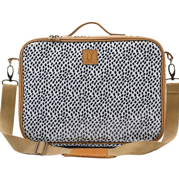 Laptop Bag - Scatter Black on White