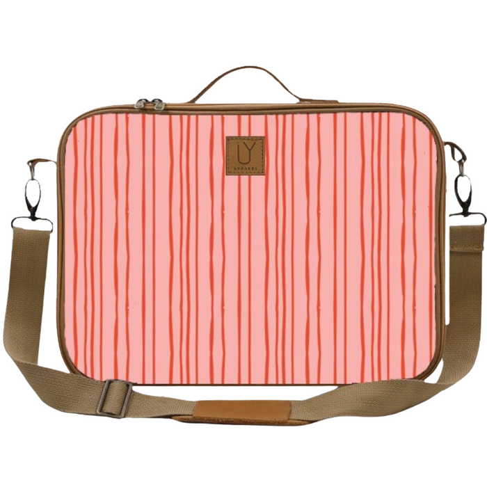 Laptop Bag - Stripe Pink