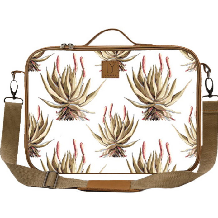Laptop Bag - White Aloe