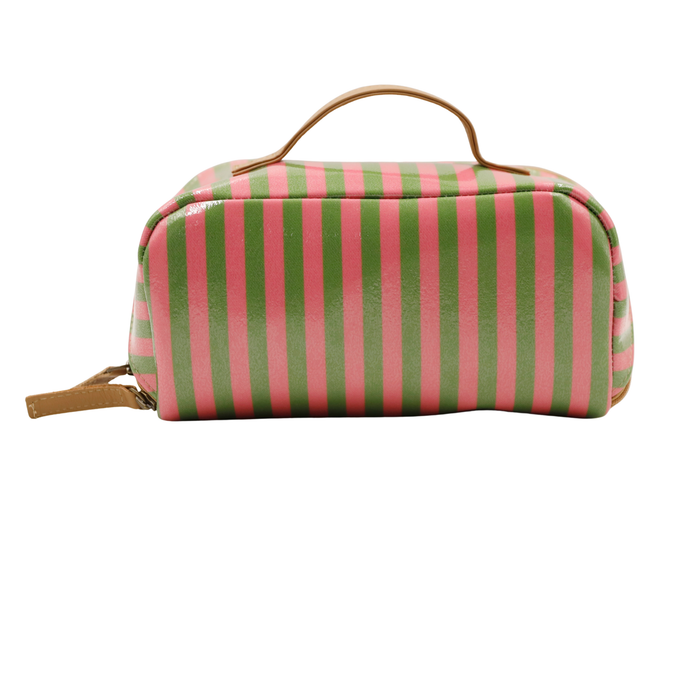 Large Cosmetic Bag - Candy Stripe