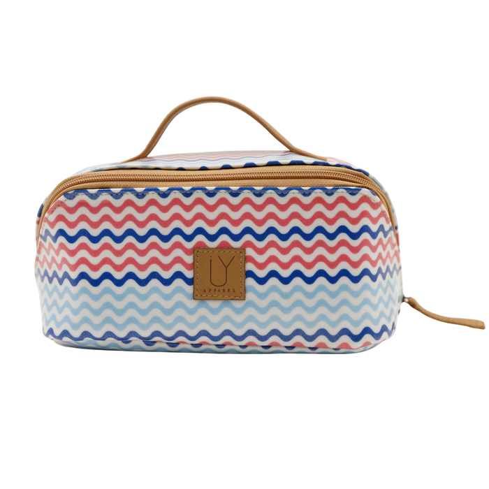 Large Cosmetic Bag - Waves
