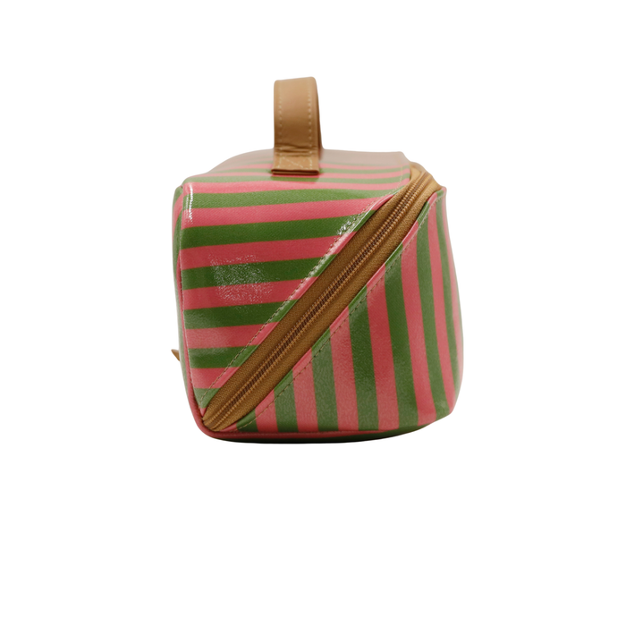 Large Cosmetic Bag - Candy Stripe