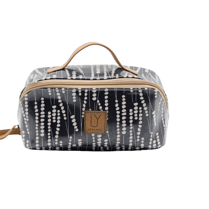 Large Cosmetic Bag - Reed Black
