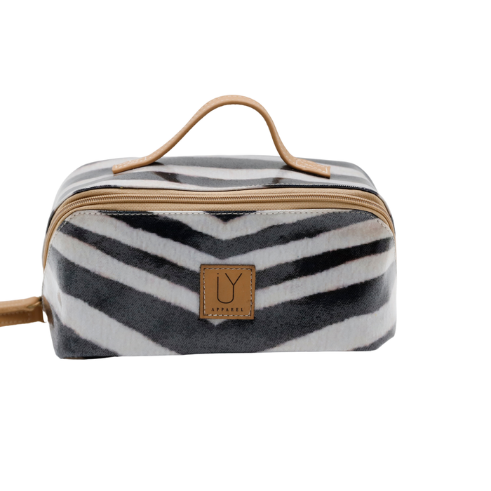 Large Cosmetic Bag - Zebra