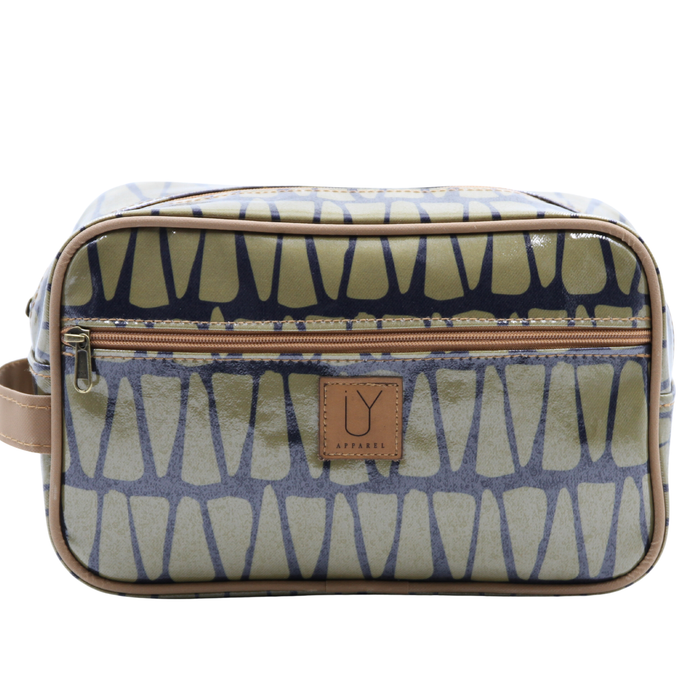 Large Toiletry Bag - Cracked Earth Khaki