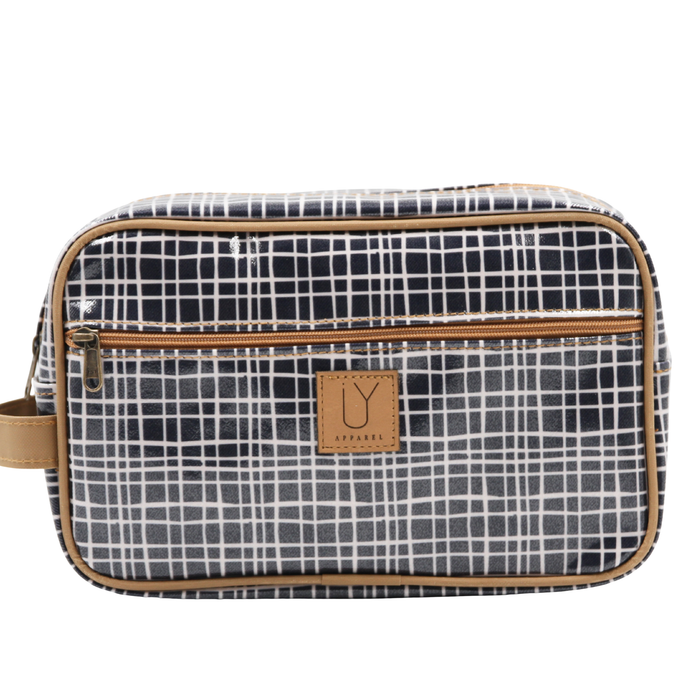 Large Toiletry Bag - Weave Black