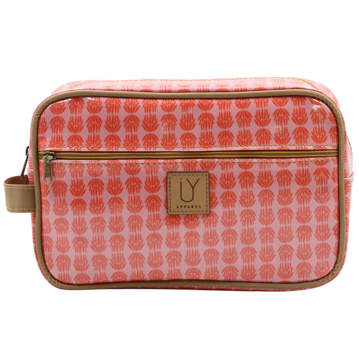 Large Toiletry Bag - Protea Pink