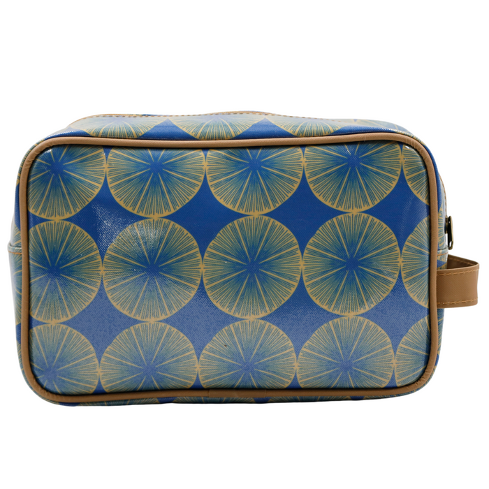 Large Toiletry Bag - Shell Blue