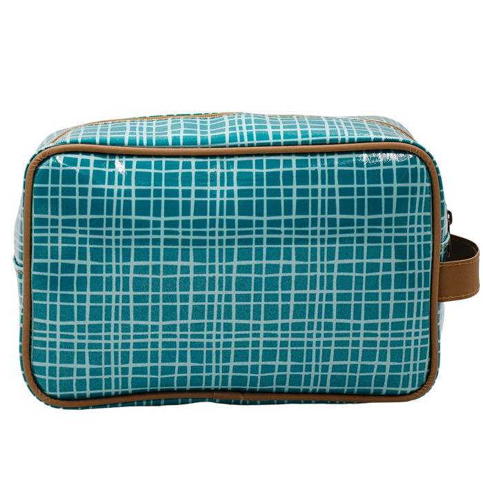Large Toiletry Bag - Weave Green