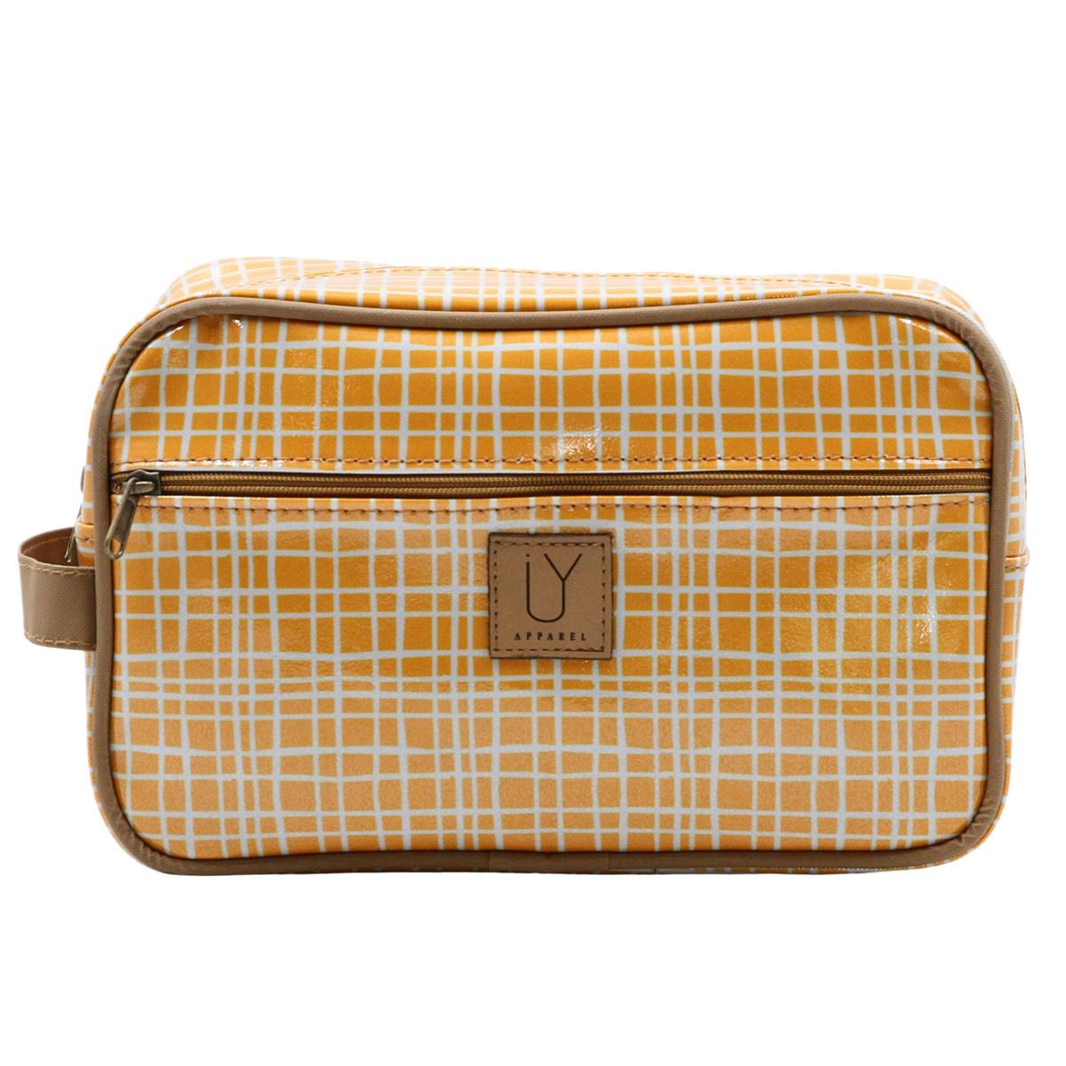 Yellow - Handcrafted Fabric Toiletry Bags (Set of 3) 24