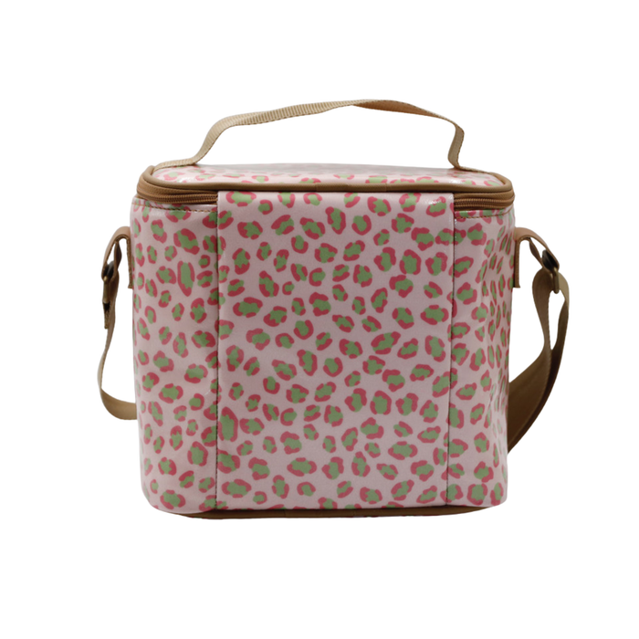 Lunch Cooler - Leopard Pink