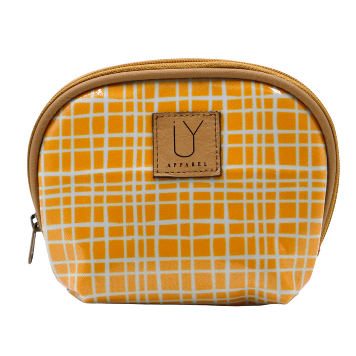 Make-up Pouch - Weave Yellow