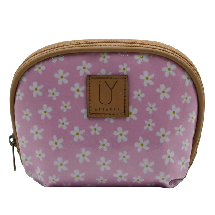 Make-up Pouch - Pink Daisy