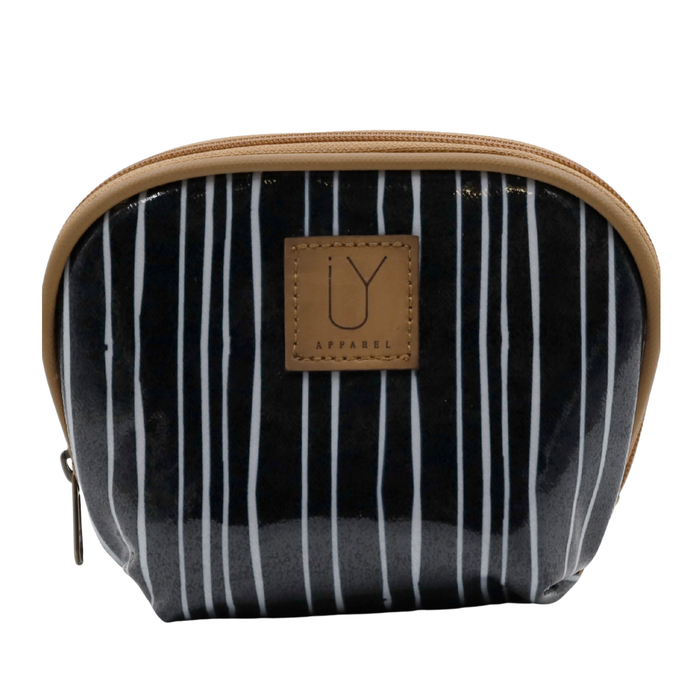 Make-up Pouch - Stripe Black and White