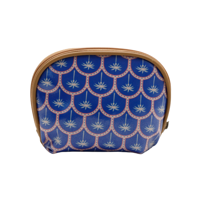 Make-up Pouch - Palm Blue