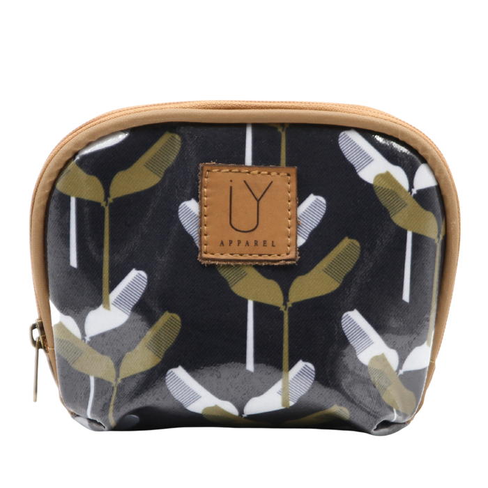 Make-up Pouch - Banana Leaf Midnight Green
